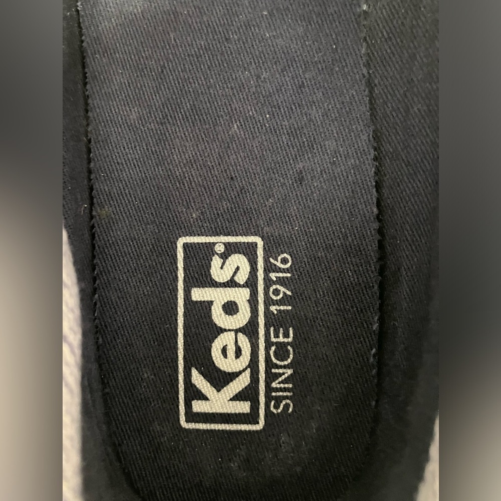 Keds Women’s Sneakers, 7, Blue-Gray, Brushed, Lace Ups - Picture 9 of 9
